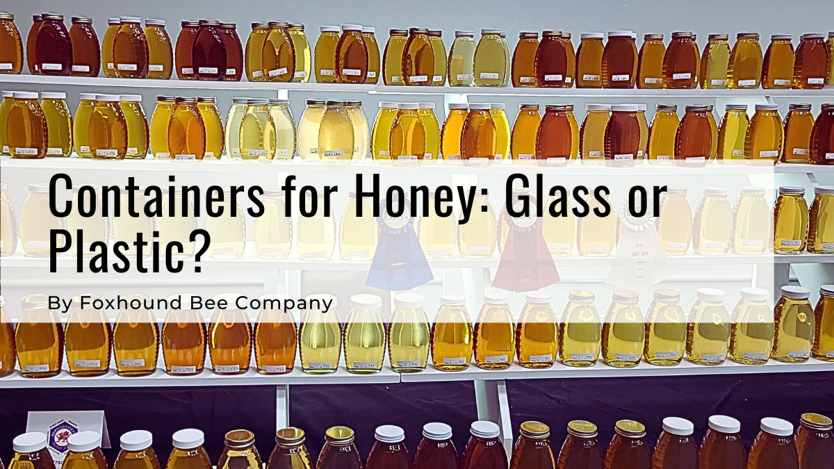 Glass and Plastic Honey Jars