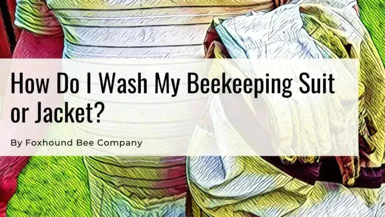 Washing Beekeeping Jacket and Suit