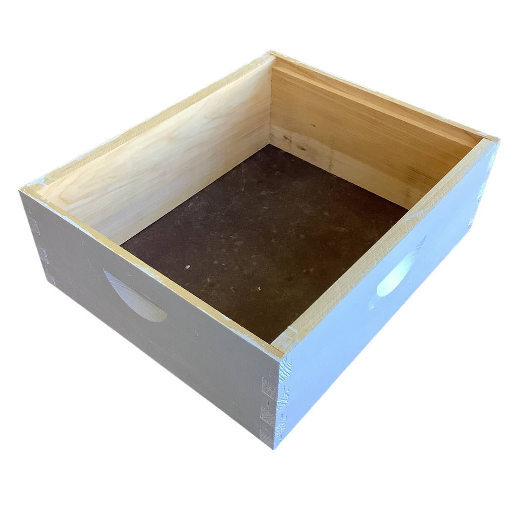 10-Frame Cypress Medium 6 5/8-inch Super Box-Woodenware and Kits-10-Frame Assembled, Primed and Painted-Foxhound Bee Company