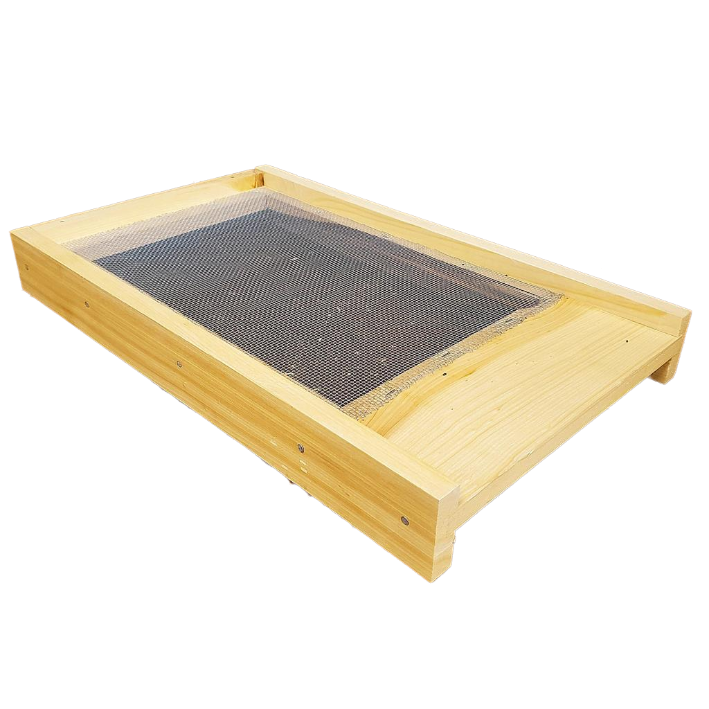 8 Frame Cypress Screened Bottom Board-Woodenware and Kits-8-Frame Unpainted-Foxhound Bee Company