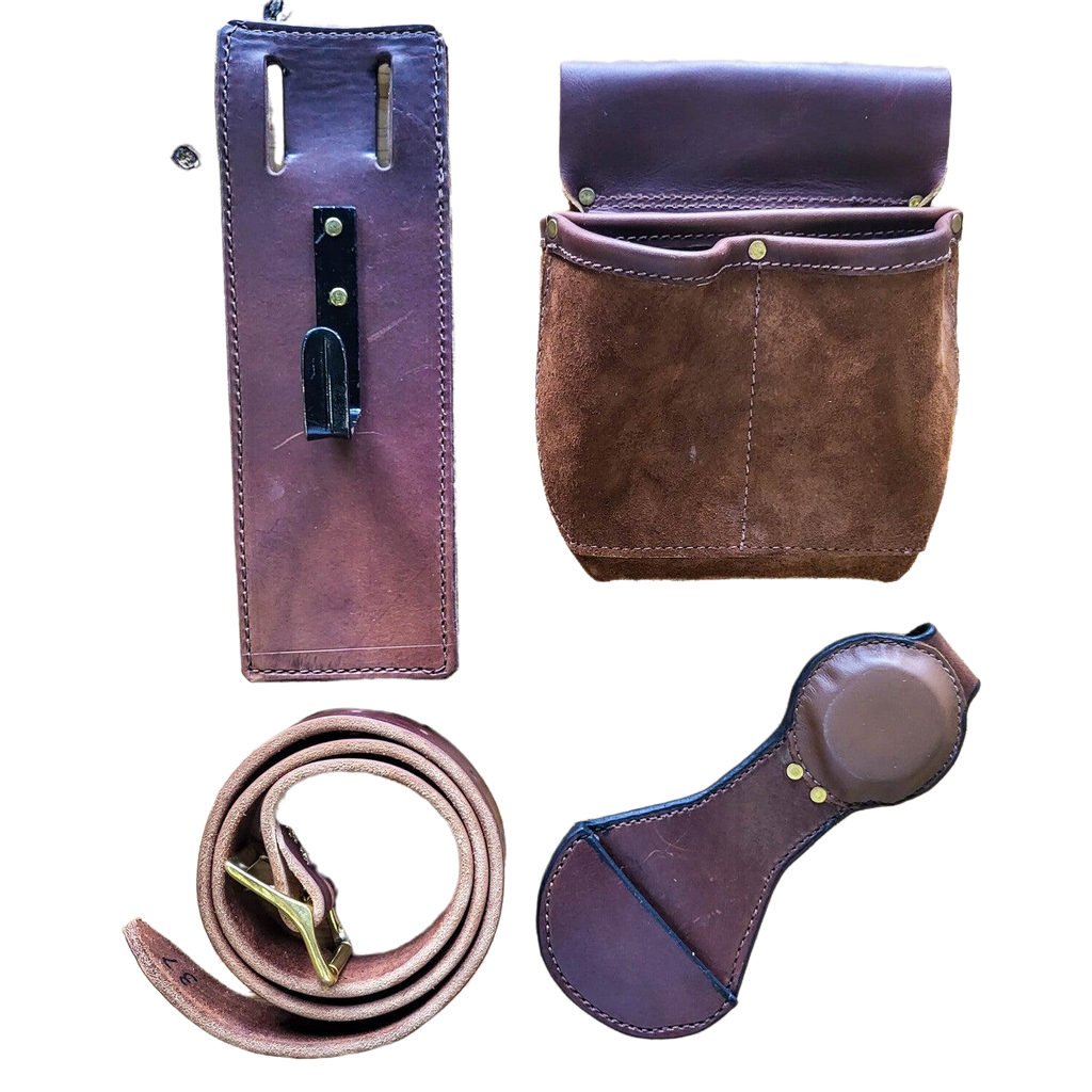Beekeepers Leather Tool Belt-Universal Belt With All 3 Accessories-Foxhound Bee Company