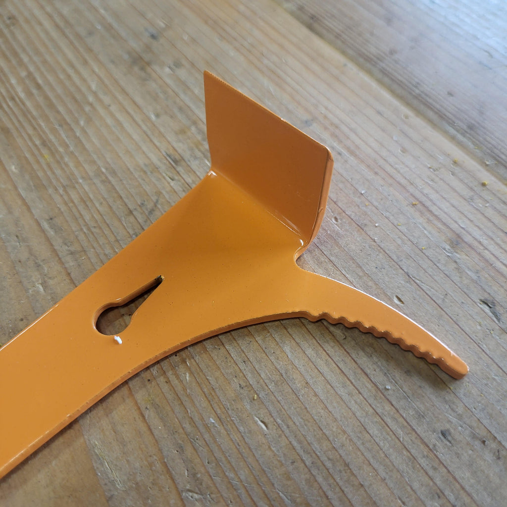 Orange KW Steel Hive Tool With Hook-Supplies-Foxhound Bee Company