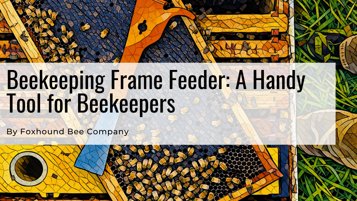 Frame Feeder in a Hive Box