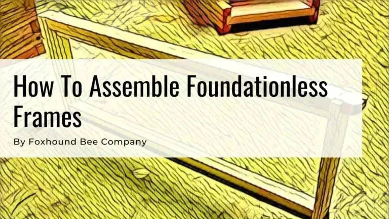 Assembling Foundationless Frame
