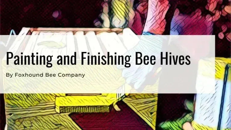 Painting and Finising Bee Hives