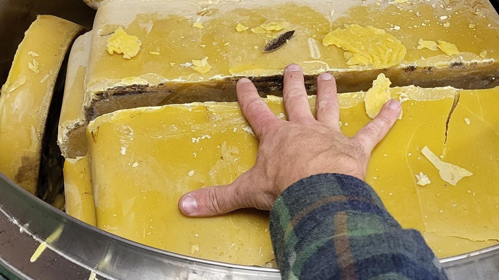 Bulk, Clean or Partially Filtered Beeswax-Foxhound Bee Company
