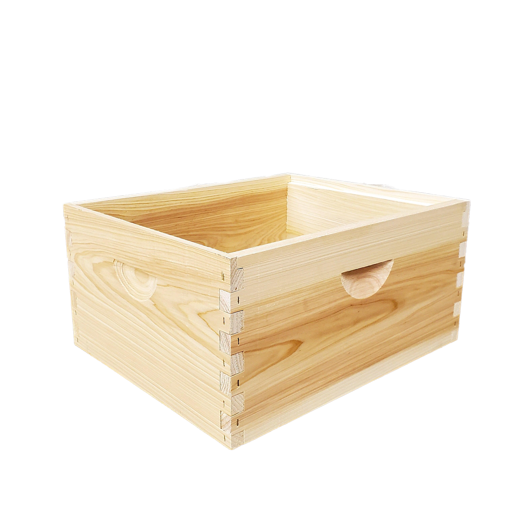10-Frame Cypress Deep 9 5/8-Inch Brood Box-Woodenware and Kits-10-Frame Assembled-Foxhound Bee Company