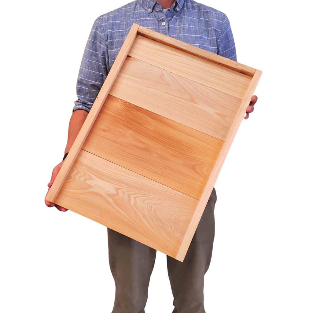 10-Frame Cypress Solid Bottom Board-Woodenware and Kits-10-Frame Unpainted-Foxhound Bee Company