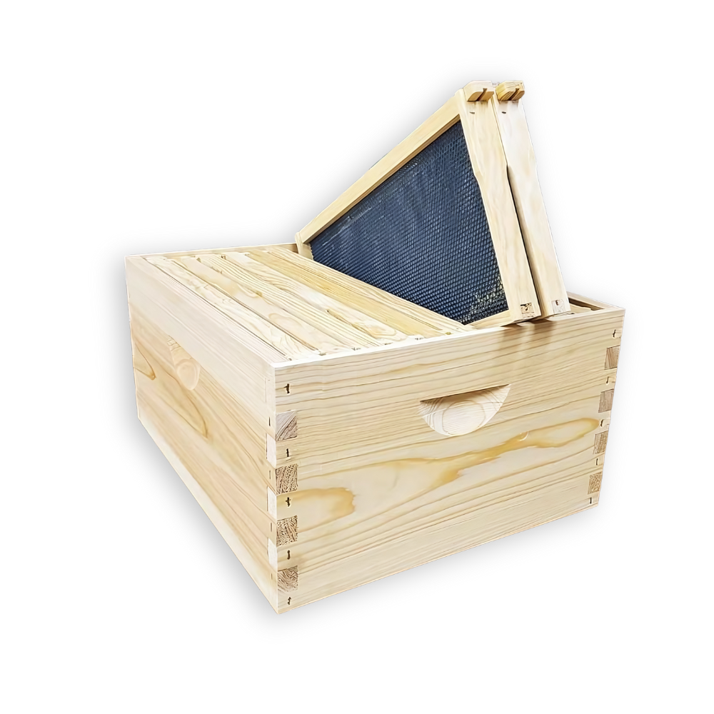 10-Frame Double Deep Box Hive Kit-Foxhound Bee Company