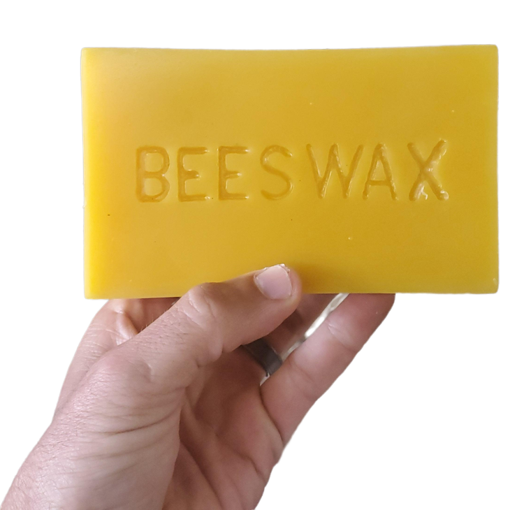 5 Pound Block Pure Beeswax 