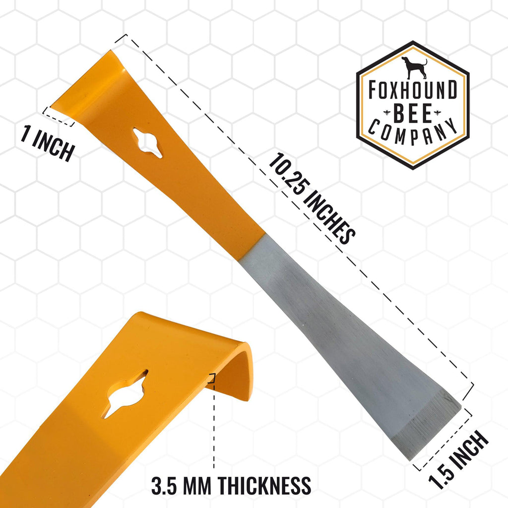 10.25-inch Orange Hive Tool-Supplies-Single-Foxhound Bee Company