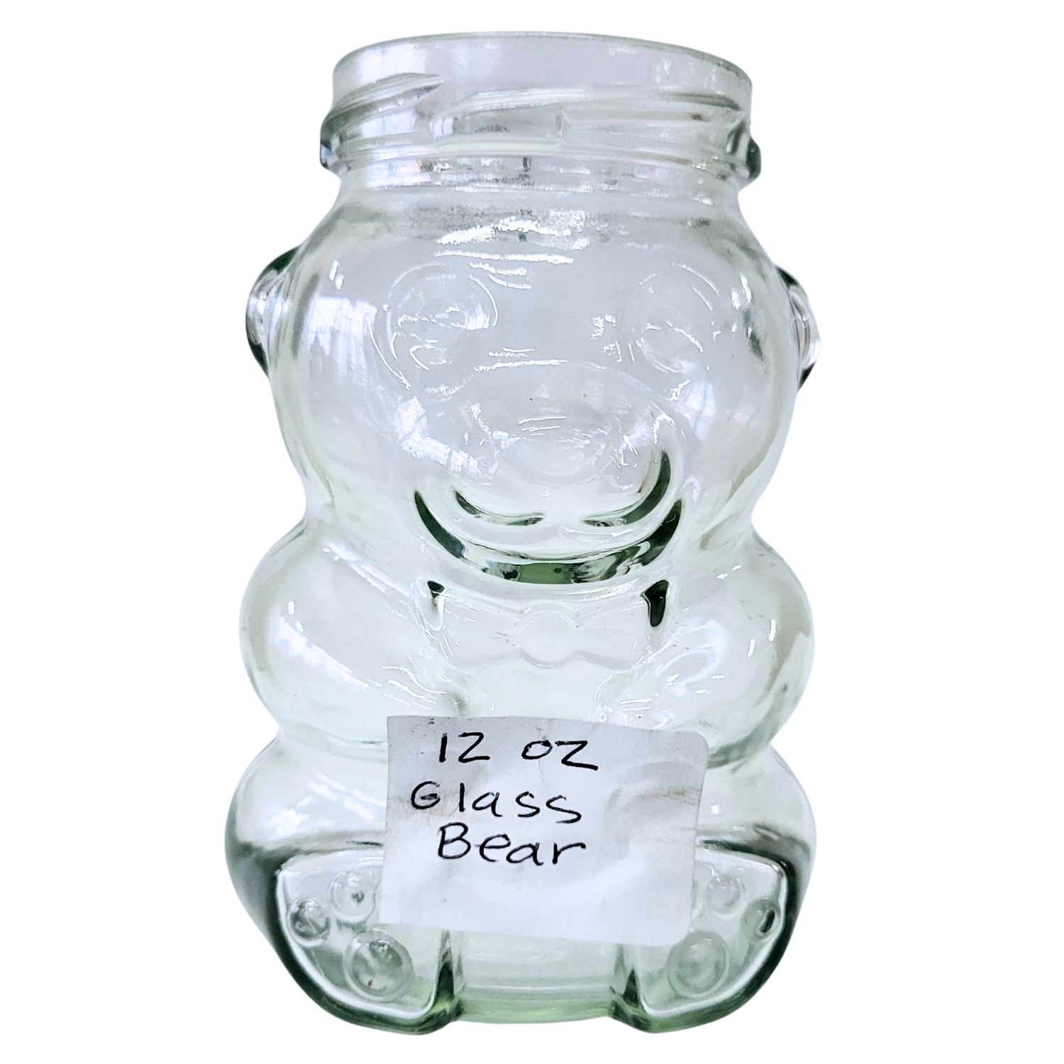 12 oz Glass Bear Honey Jar - Main Image