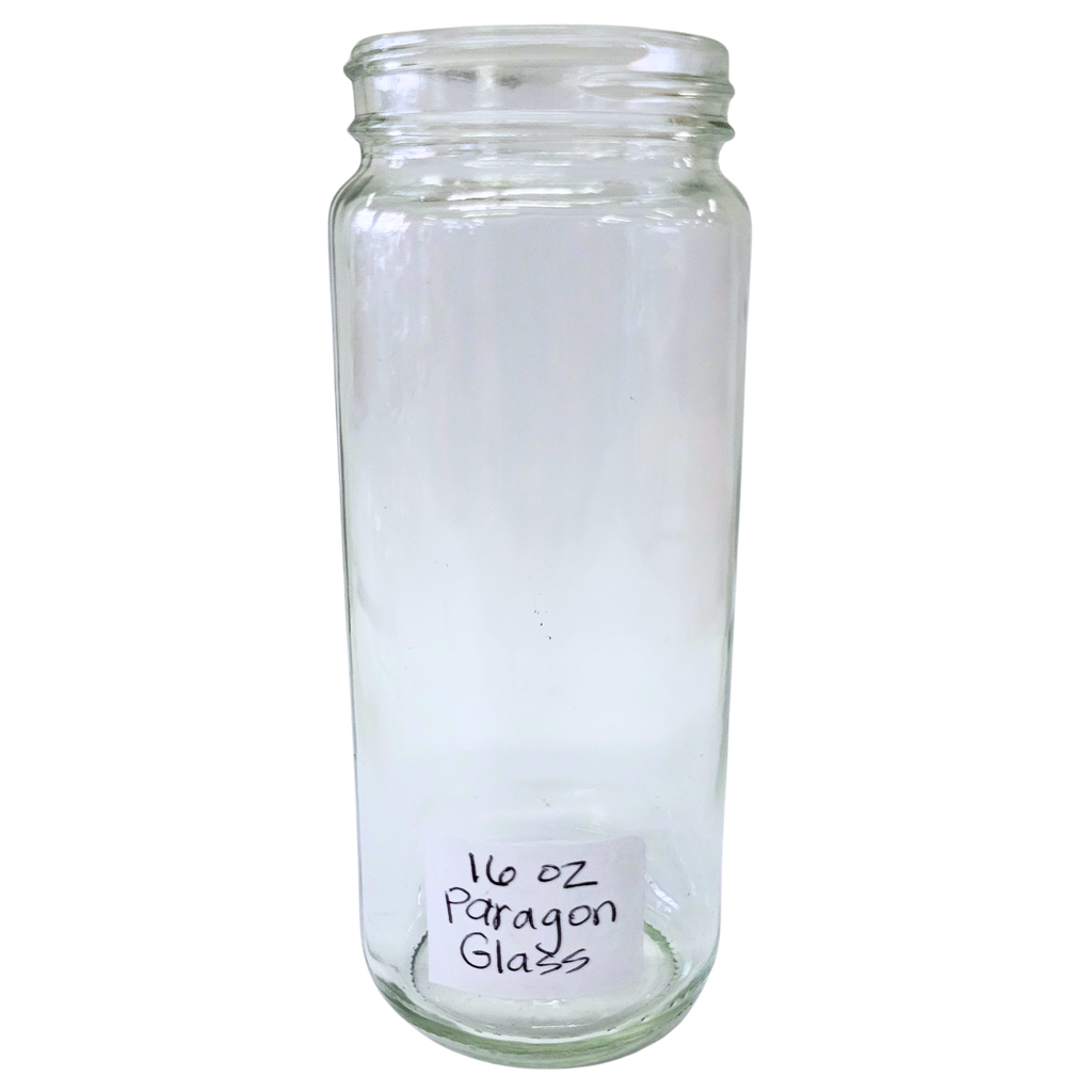 16 oz Glass Paragon Jars-Supplies-1 Case - 12 Jars-Foxhound Bee Company