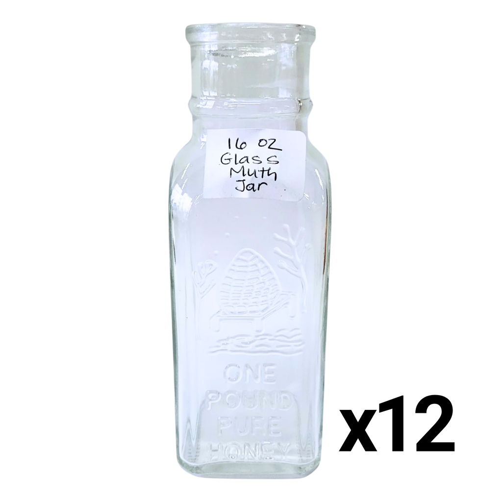 16 oz Glass Muth Jar-Foxhound Bee Company