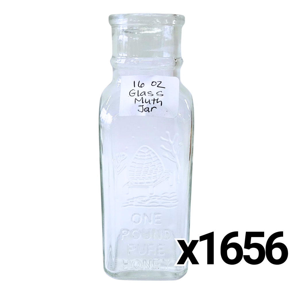 16 oz Glass Muth Jar-Foxhound Bee Company