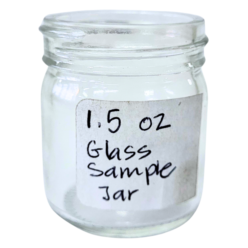 1.5 oz Glass Sample Jar-Supplies-1 Case - 160 Jars-Foxhound Bee Company