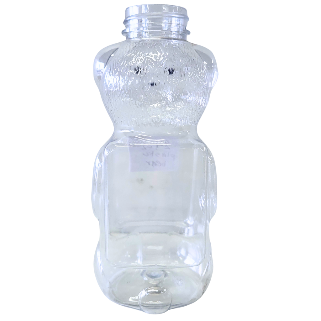 24 oz Plastic Flat Panel Honey Bears-Foxhound Bee Company