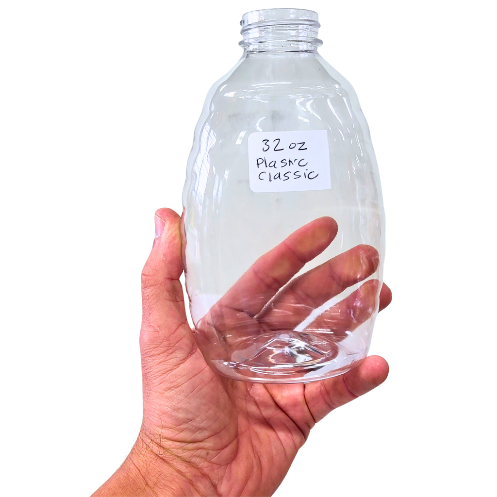 32 oz Plastic Classic Honey Jars-Foxhound Bee Company
