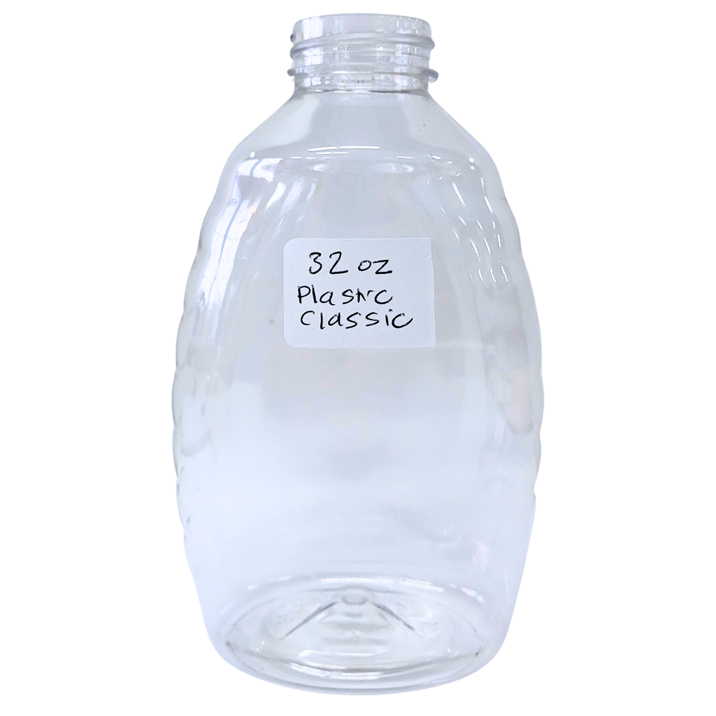 32 oz Plastic Classic Honey Jars-Foxhound Bee Company