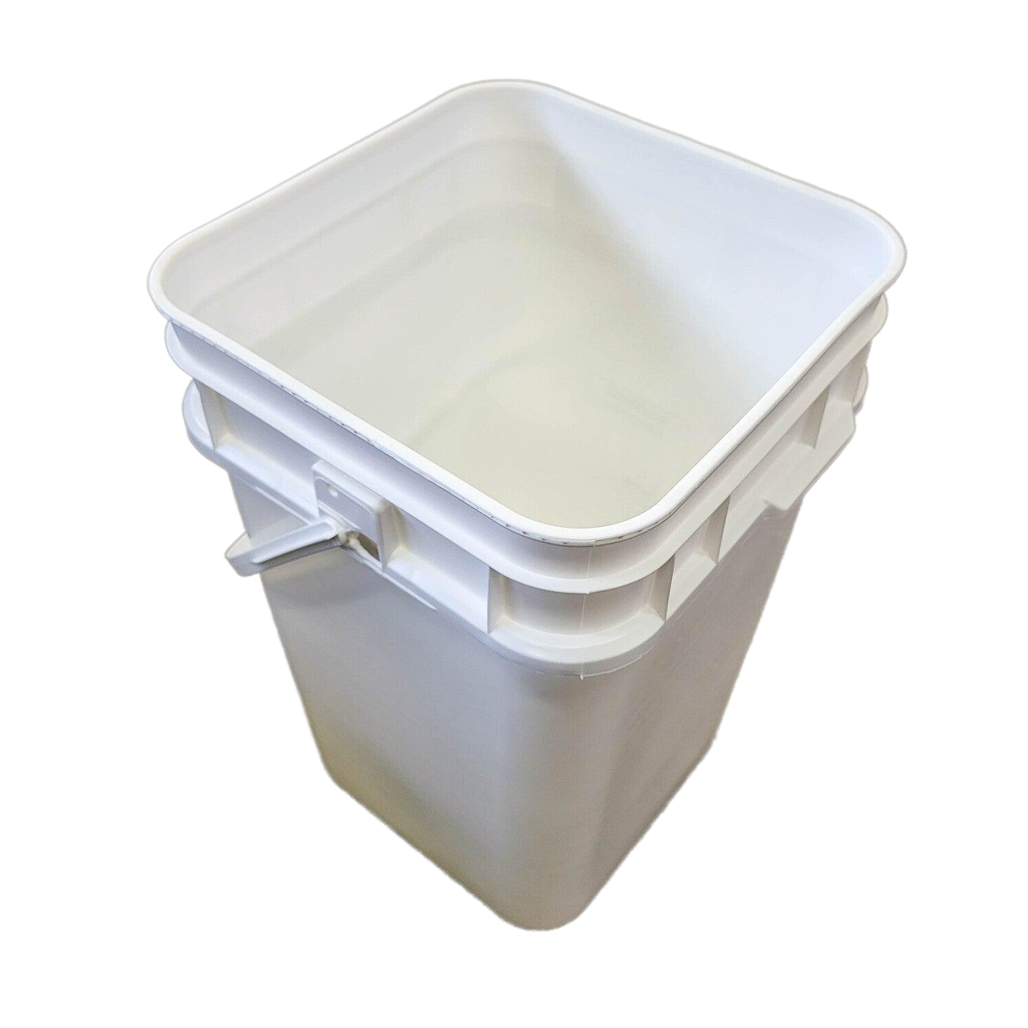 4 Gallon Square Bucket and Lid with Gasket Foxhound Bee Company