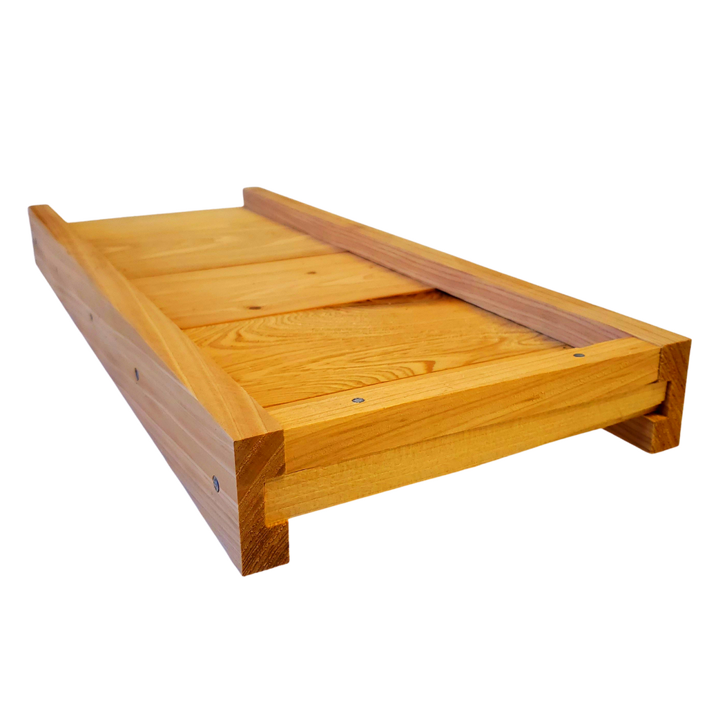 5-Frame Cypress Solid Bottom Board-Woodenware and Kits-5-Frame Unpainted-Foxhound Bee Company