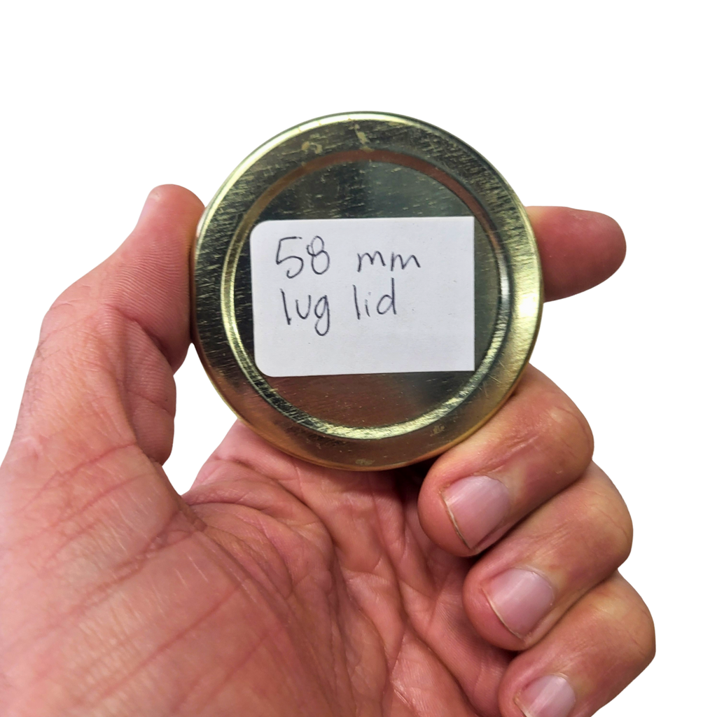 58mm Metal Lug Lid-Foxhound Bee Company