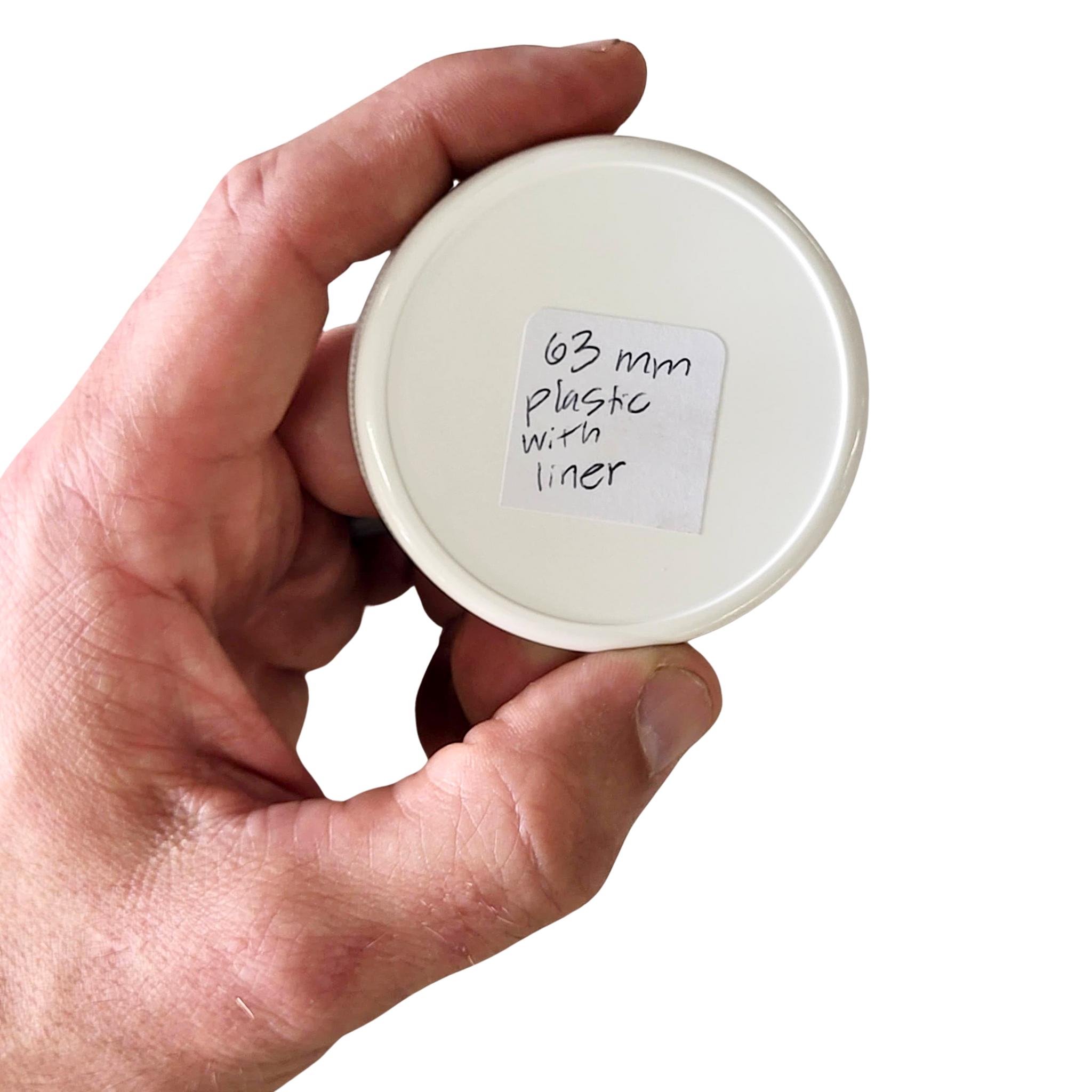 63mm Plastic Lids with Liner – Foxhound Bee Company