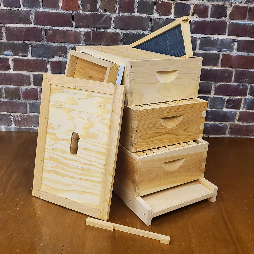 8-Frame All-Medium Box Hive Kit-Woodenware and Kits-8-Frame Unassembled-Foxhound Bee Company