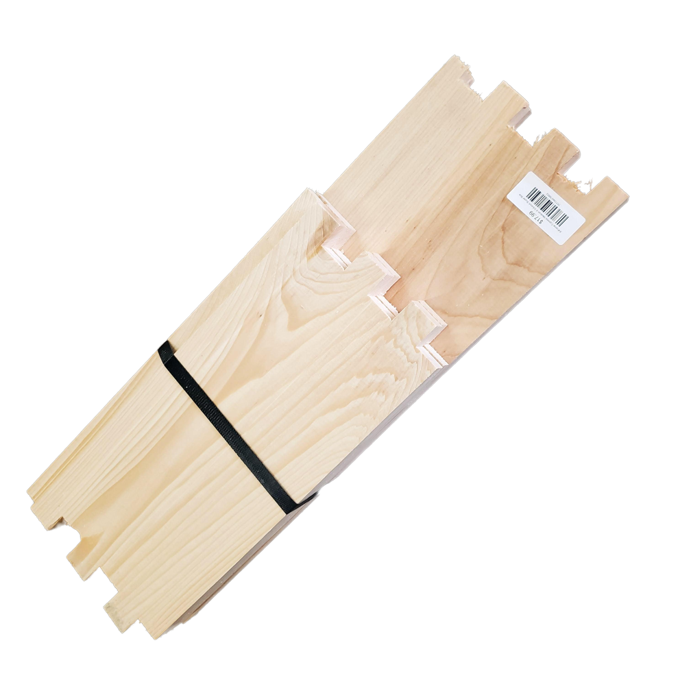 8-Frame Cypress Medium 6 5/8-inch Super Box-Woodenware and Kits-8-Frame Unassembled-Foxhound Bee Company