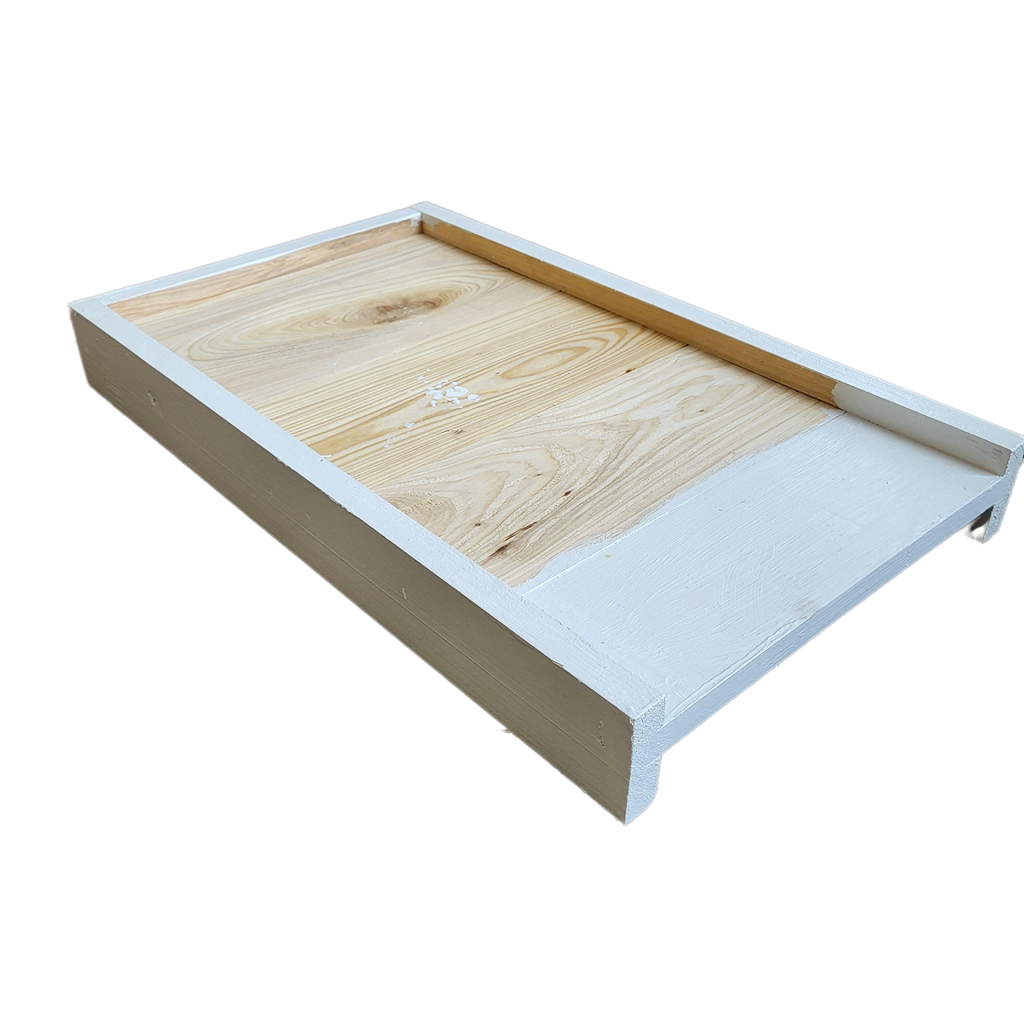 8-Frame Cypress Solid Bottom Board-Woodenware and Kits-8-Frame Primed and Painted-Foxhound Bee Company