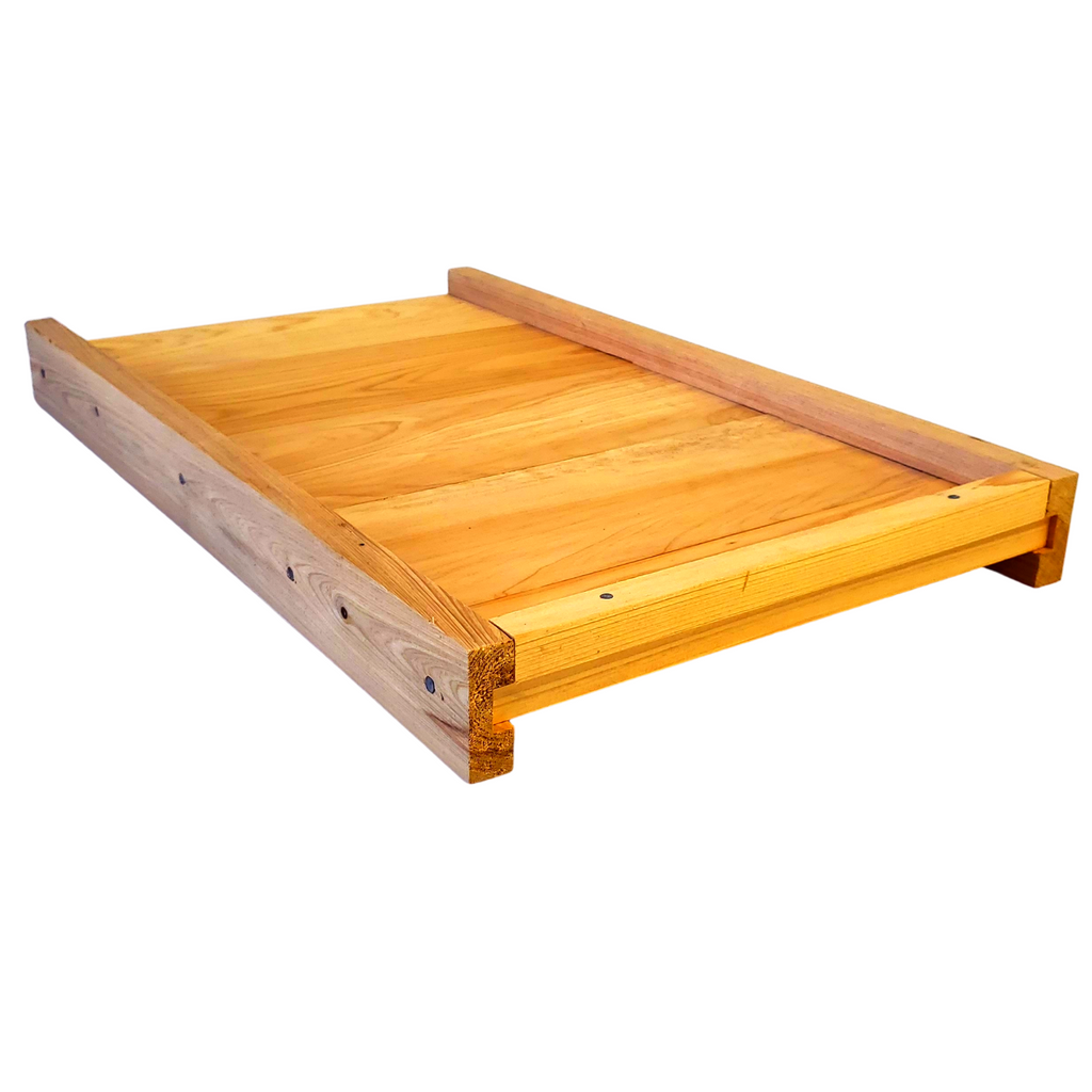 8-Frame Cypress Solid Bottom Board-Woodenware and Kits-8-Frame Unpainted-Foxhound Bee Company