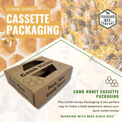 Comb Honey Cassette Packaging-Hive Products-Deep Frame Packaging-40 Pack-Foxhound Bee Company