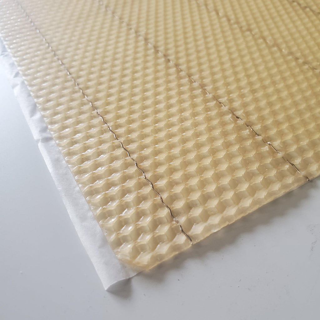 Deep Beeswax Foundation - Wired With Hooks - 8 3/8-inch-Woodenware and Kits-10 Pack-Foxhound Bee Company