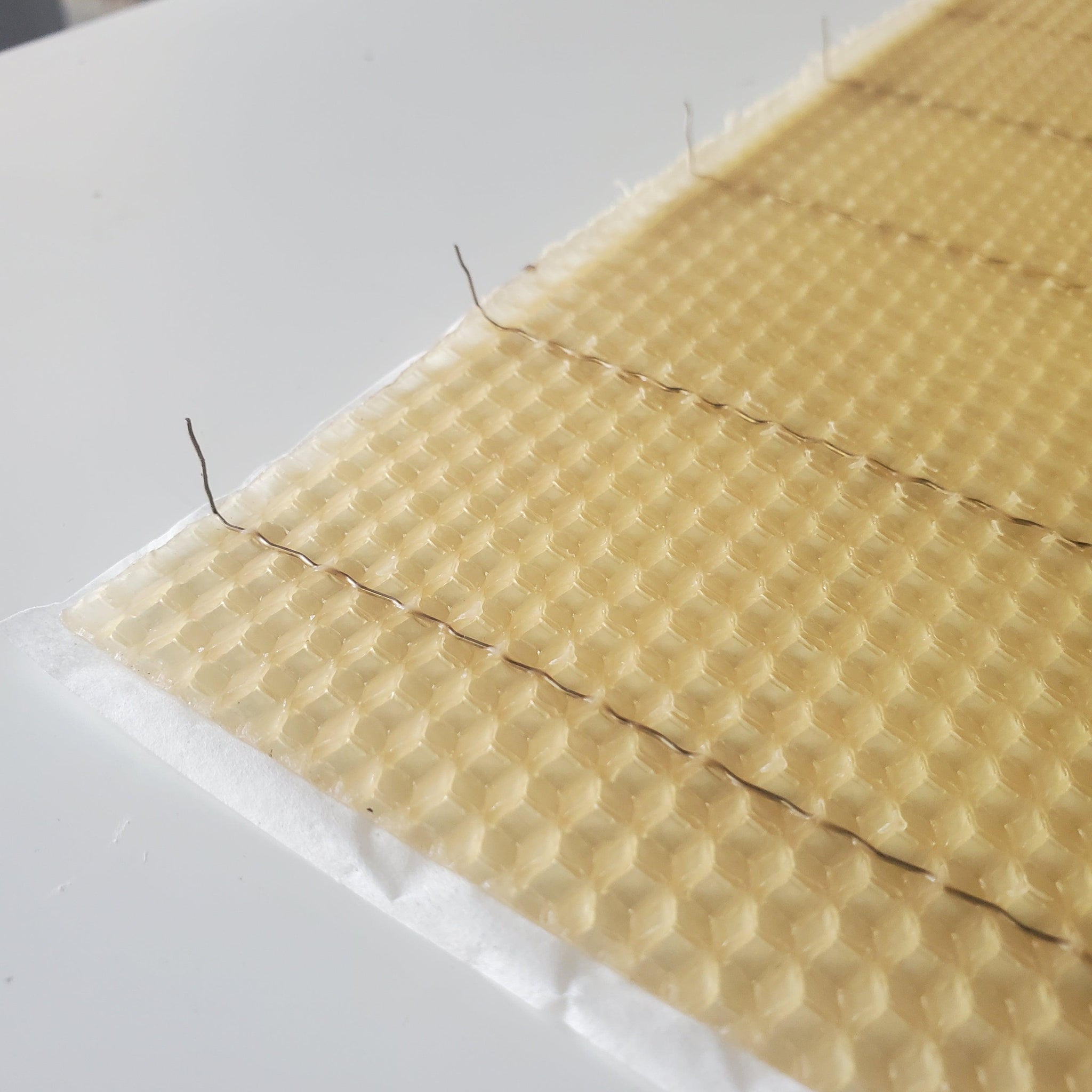 Deep-Beeswax-Foundation-Wired-