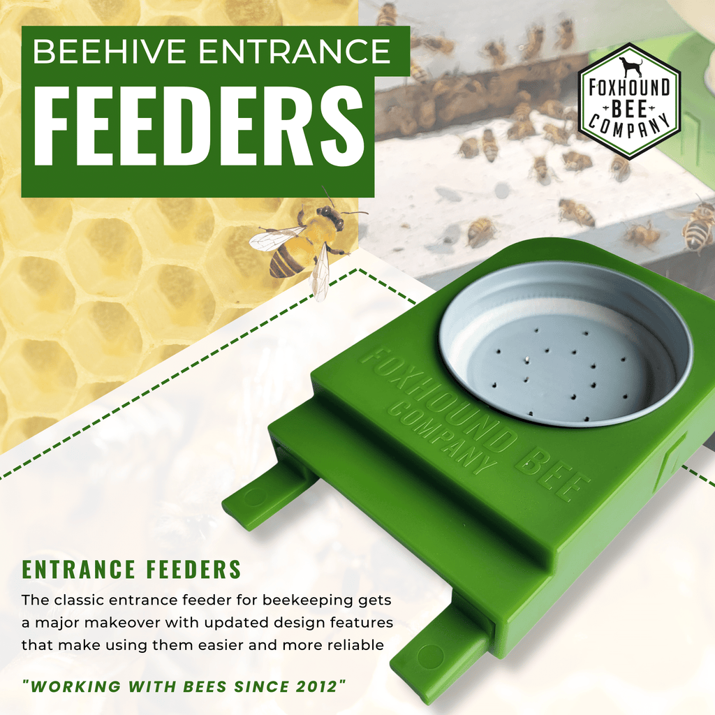 Foxhound Entrance Feeder-Supplies-Single-Foxhound Bee Company