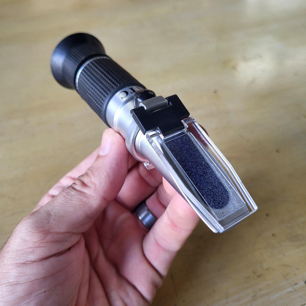 Hand Held Honey and Juice Refractometer with ATC-Supplies-Foxhound Bee Company
