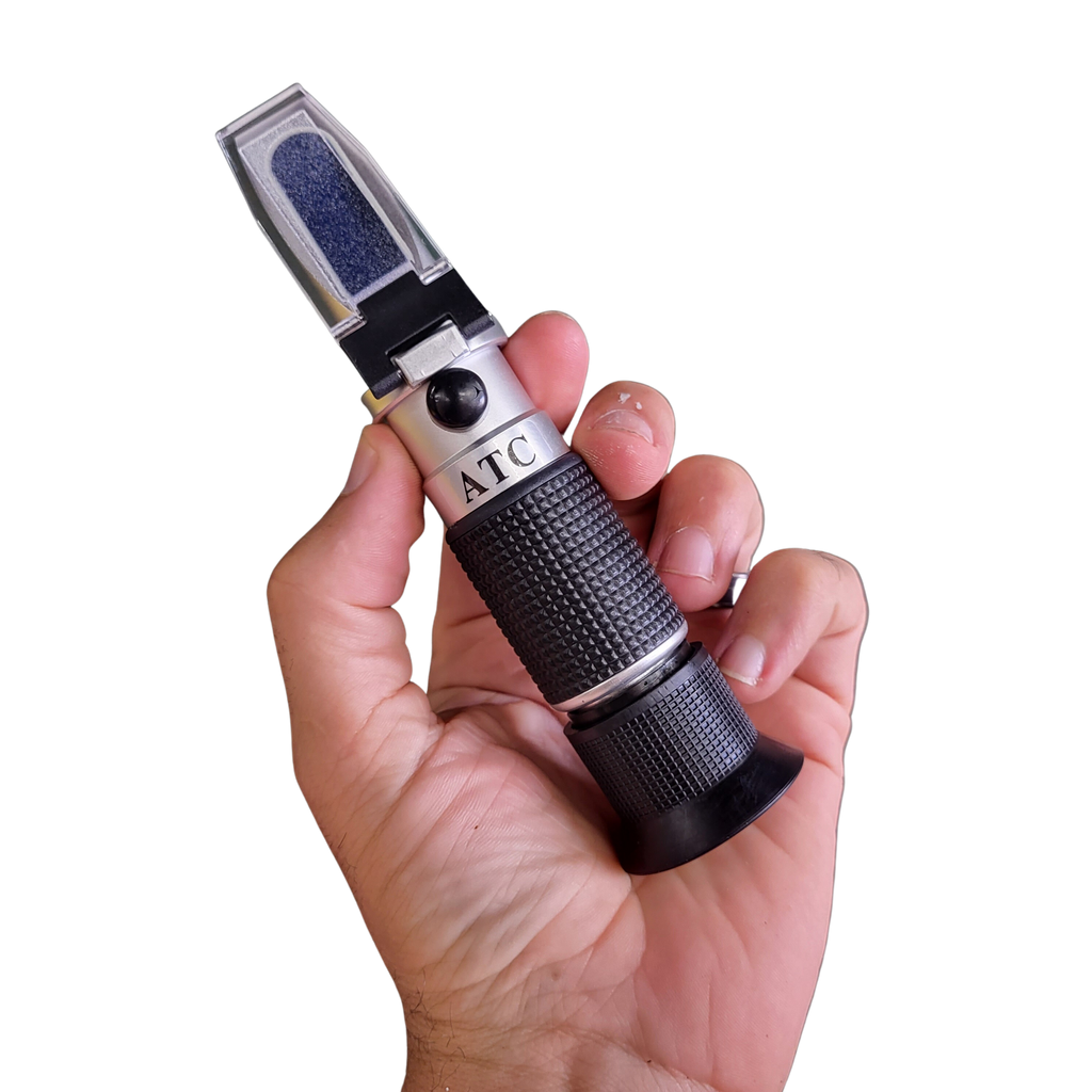 Hand Held Honey and Juice Refractometer with ATC-Supplies-Foxhound Bee Company