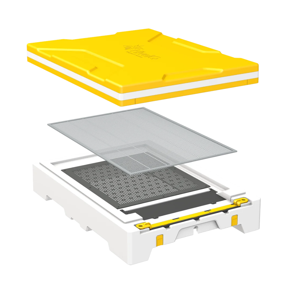 Hive IQ Base & Lid Kit w/ Queen Excluder-Foxhound Bee Company