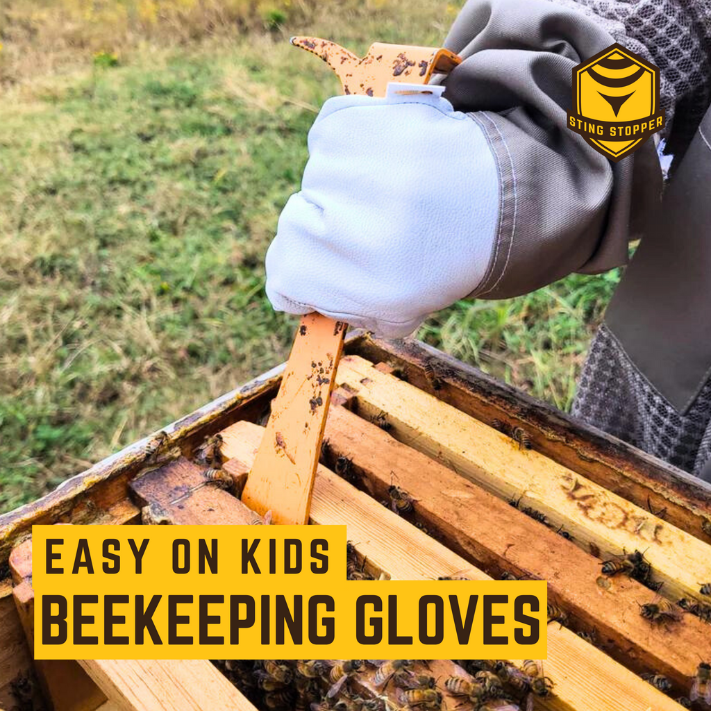 Kids Beekeeping Gloves-Foxhound Bee Company