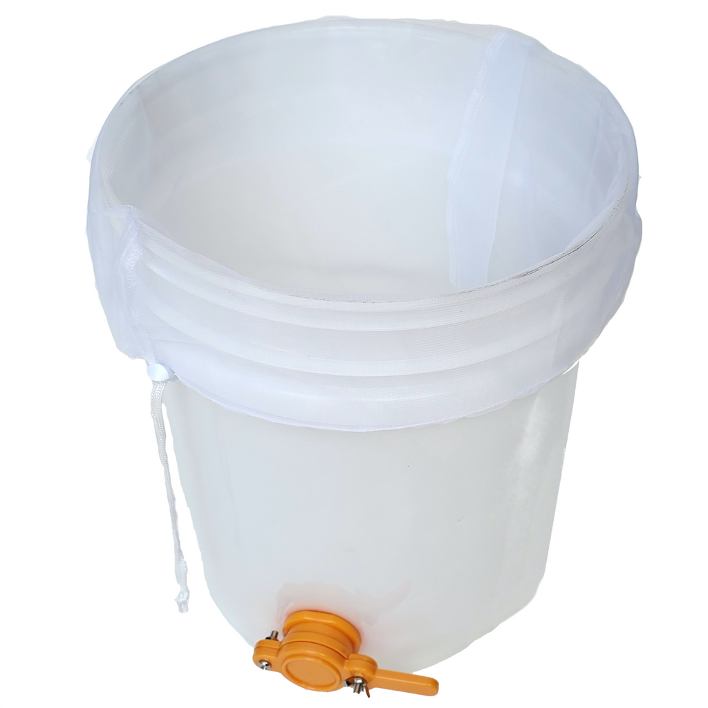 Nylon Honey Strainer Bags for 5 Gallon Bucket - 2 Pack-Supplies-Foxhound Bee Company