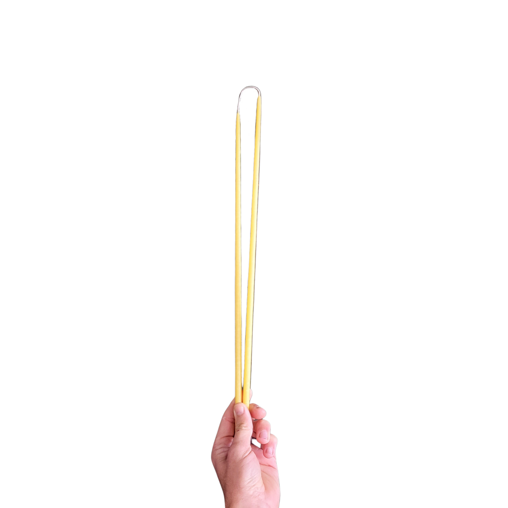 Pencil Thin Taper Beeswax Candles-Hive Products-Prayer Taper 4 1/2 inch-2 Pack-Foxhound Bee Company