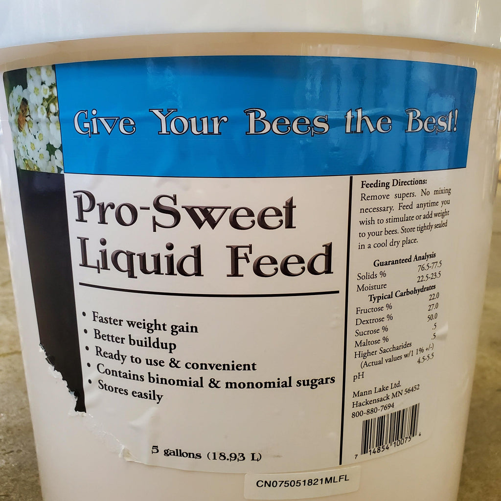 Pro Sweet Syrup - In Store-Supplies-4 Gallons (45 lbs)-Foxhound Bee Company