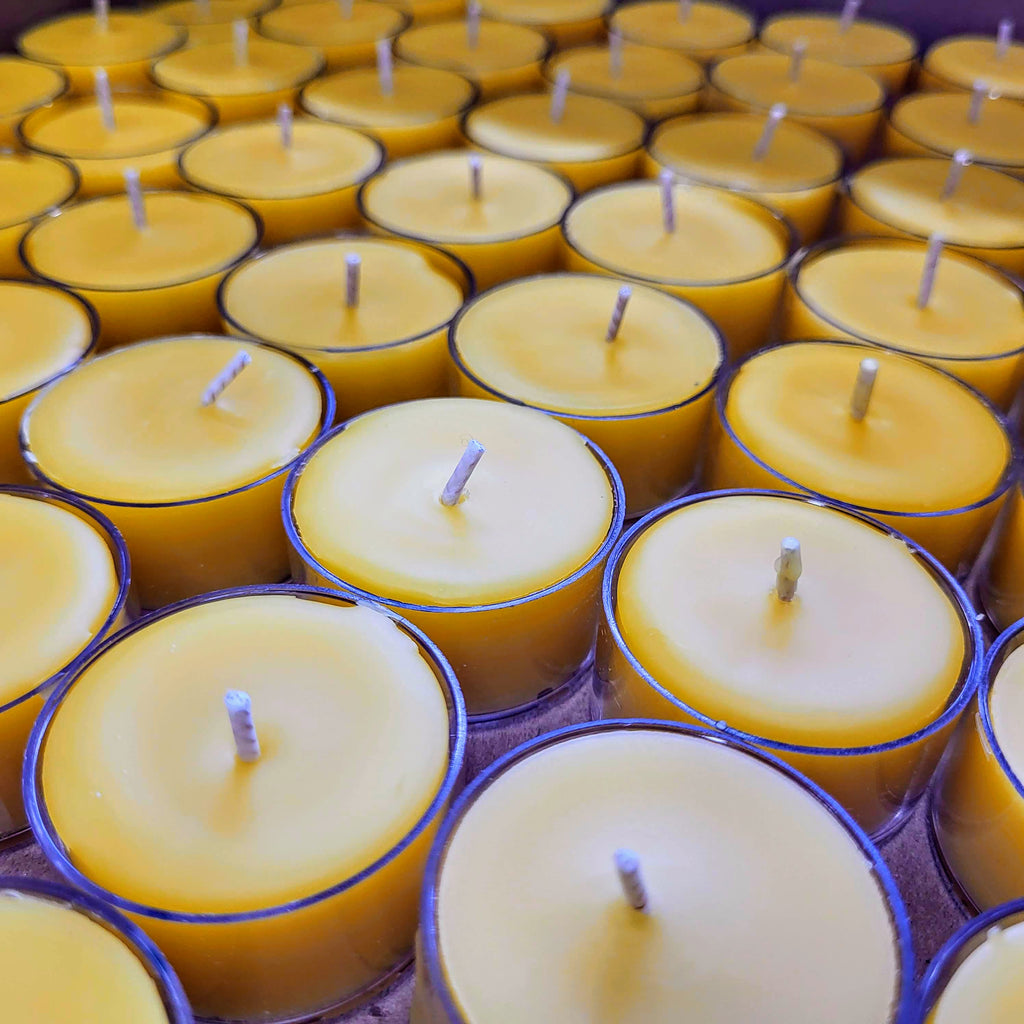 Tea Light Beeswax Candles – Foxhound Bee Company