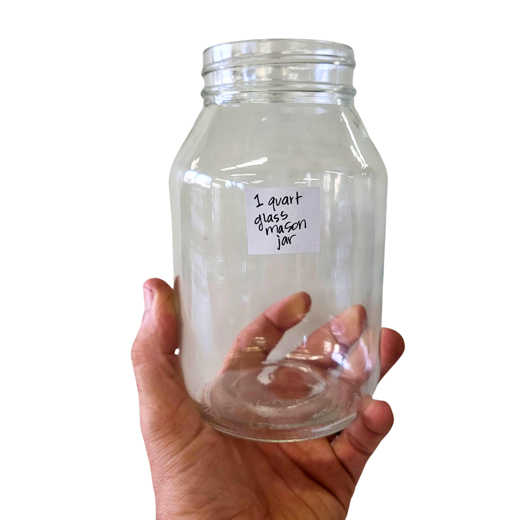Quart Glass Mason Jar - 32 oz-Foxhound Bee Company