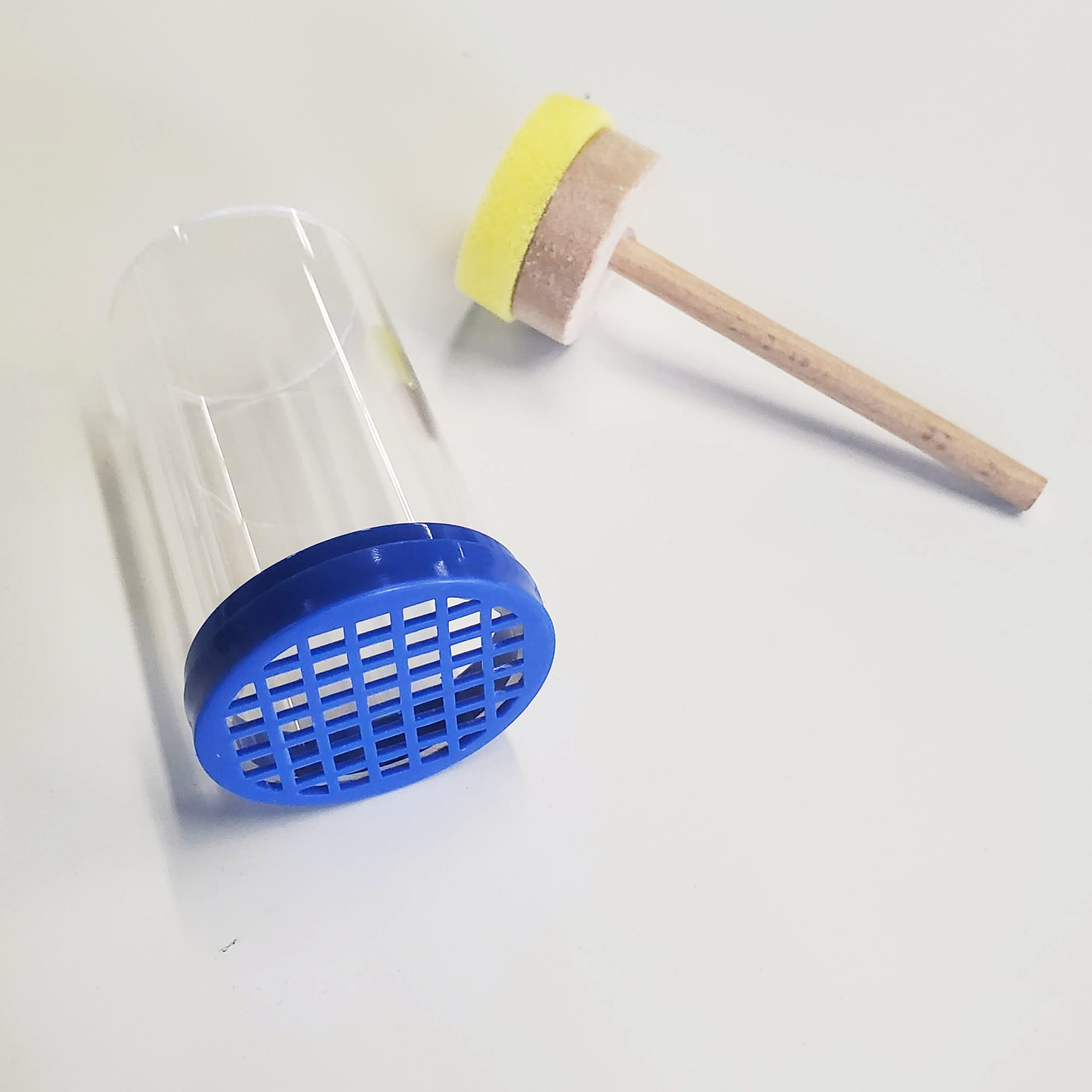 Gabbia Per Marcatura Ape Regina - Strumento Apicoltura Con Bottiglia E Plunger Morbido - Foto 4