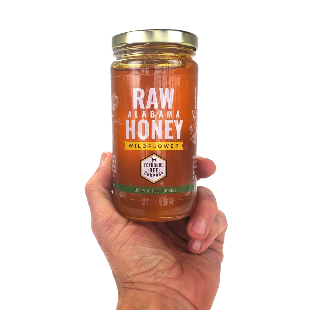 Raw Honey from Bessemer, Alabama-Hive Products-1 lb (12 fluid ounces)-Foxhound Bee Company