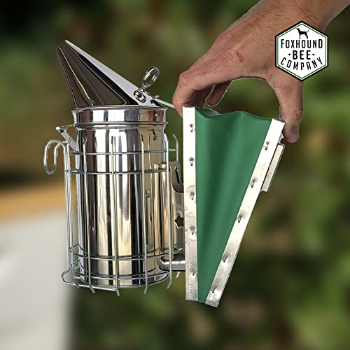 Stainless Steel Bee Smoker-Supplies-Foxhound Bee Company