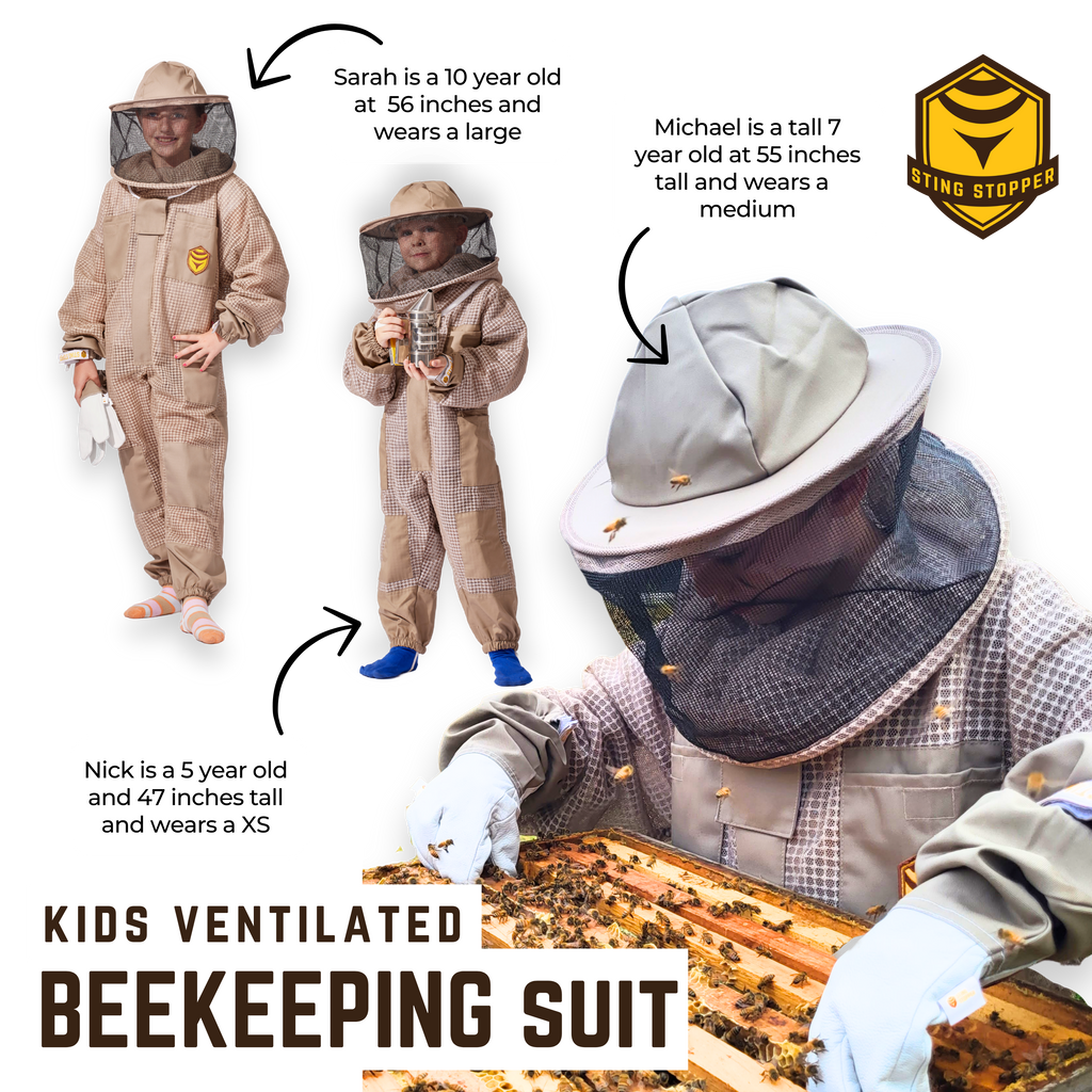 Sting Stopper Kids Ventilated Beekeeping Suit-Foxhound Bee Company