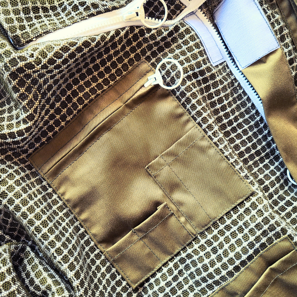 Sting Stopper Professional Ventilated Beekeeping Jacket - Olive Green-Foxhound Bee Company