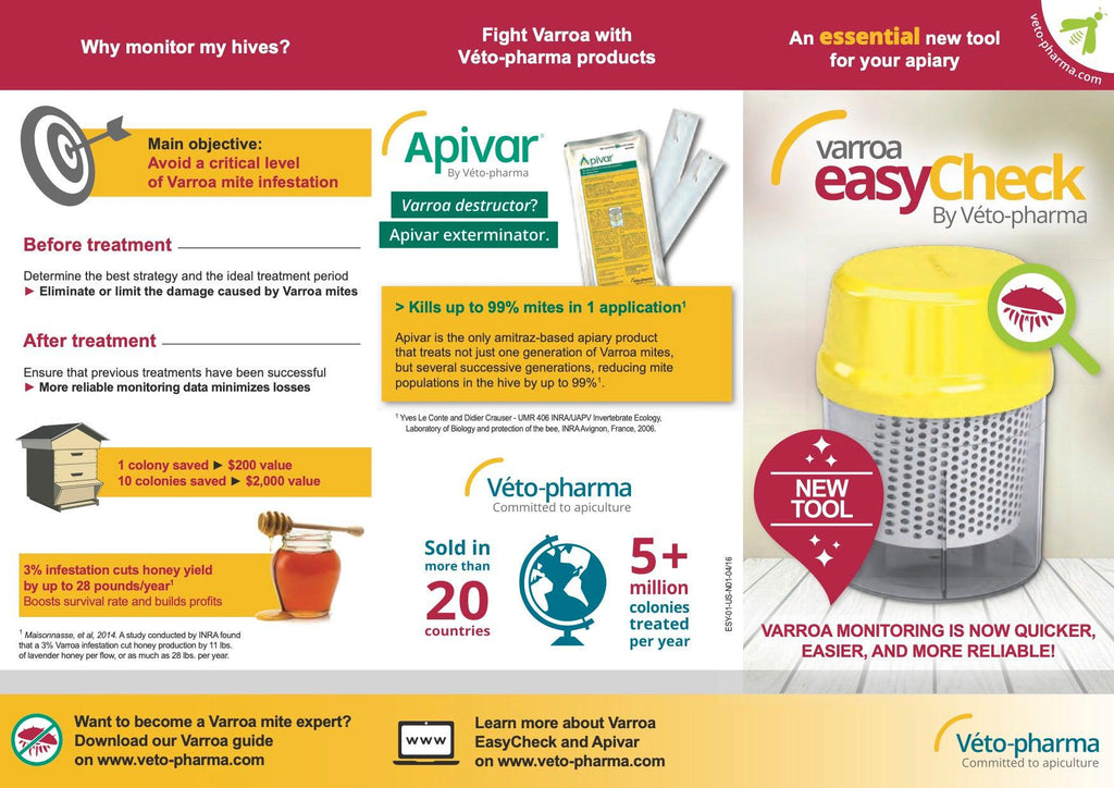Varroa Easy Check-Supplies-Foxhound Bee Company